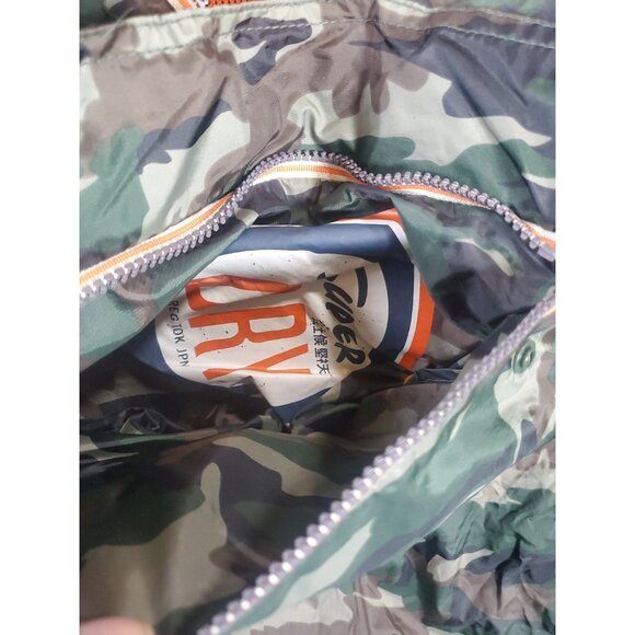 Superdry Sport Japan Camouflage Windbreaker Jacket Size XXL - Picture 14 of 15